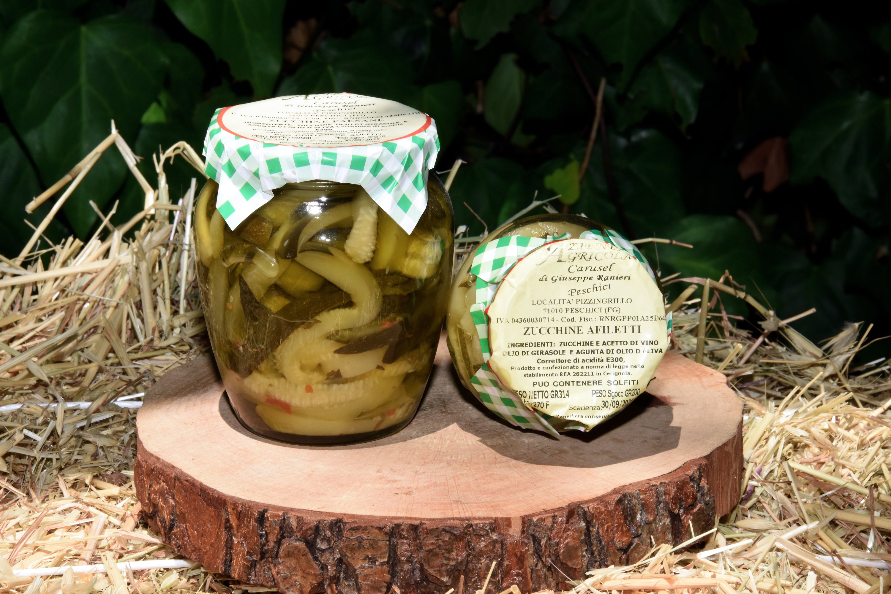 Vasetto sott'olio zucchine a filetti Carusel