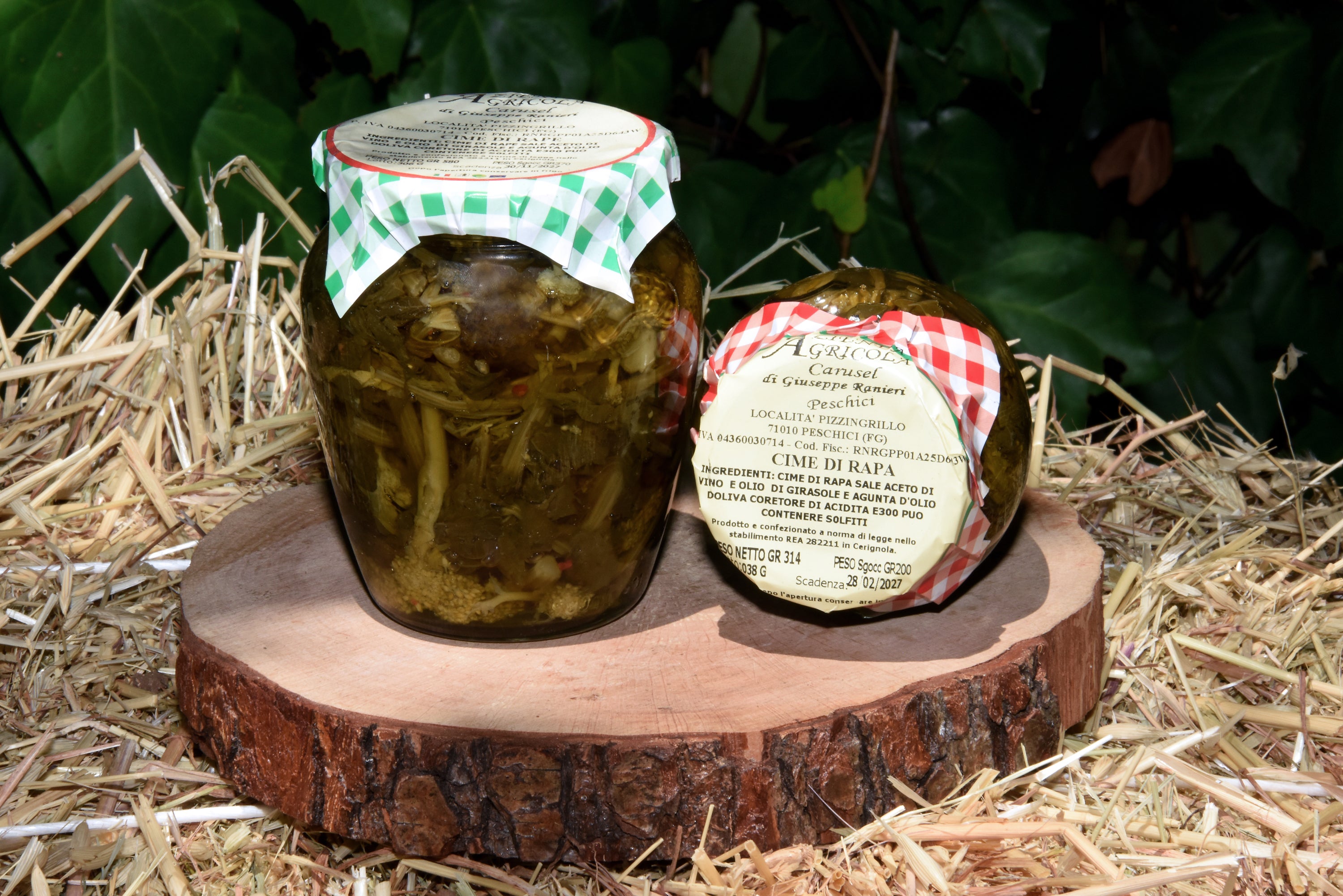 Vasetto sott'olio cime di rapa Carusel