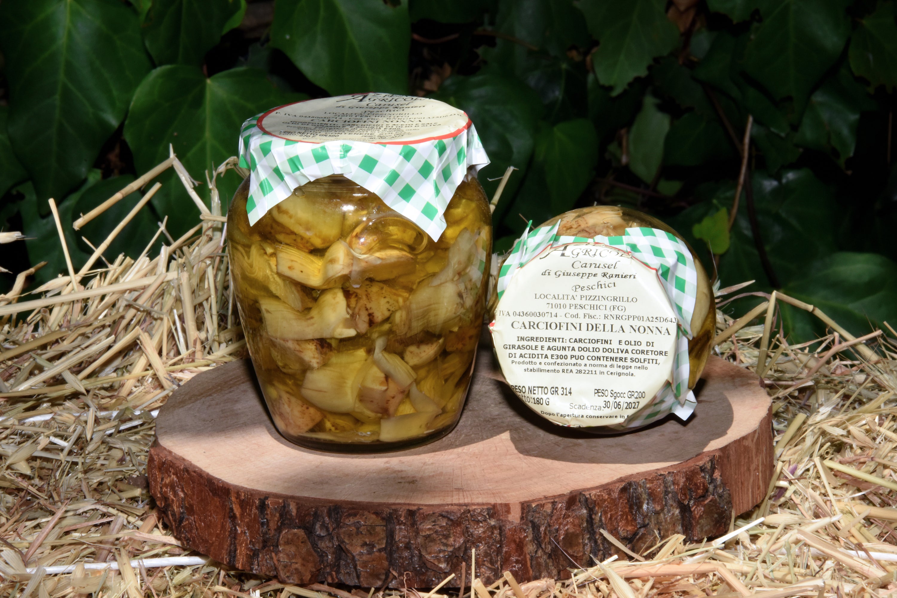 Vasetto sott'olio carciofini della nonna Carusel