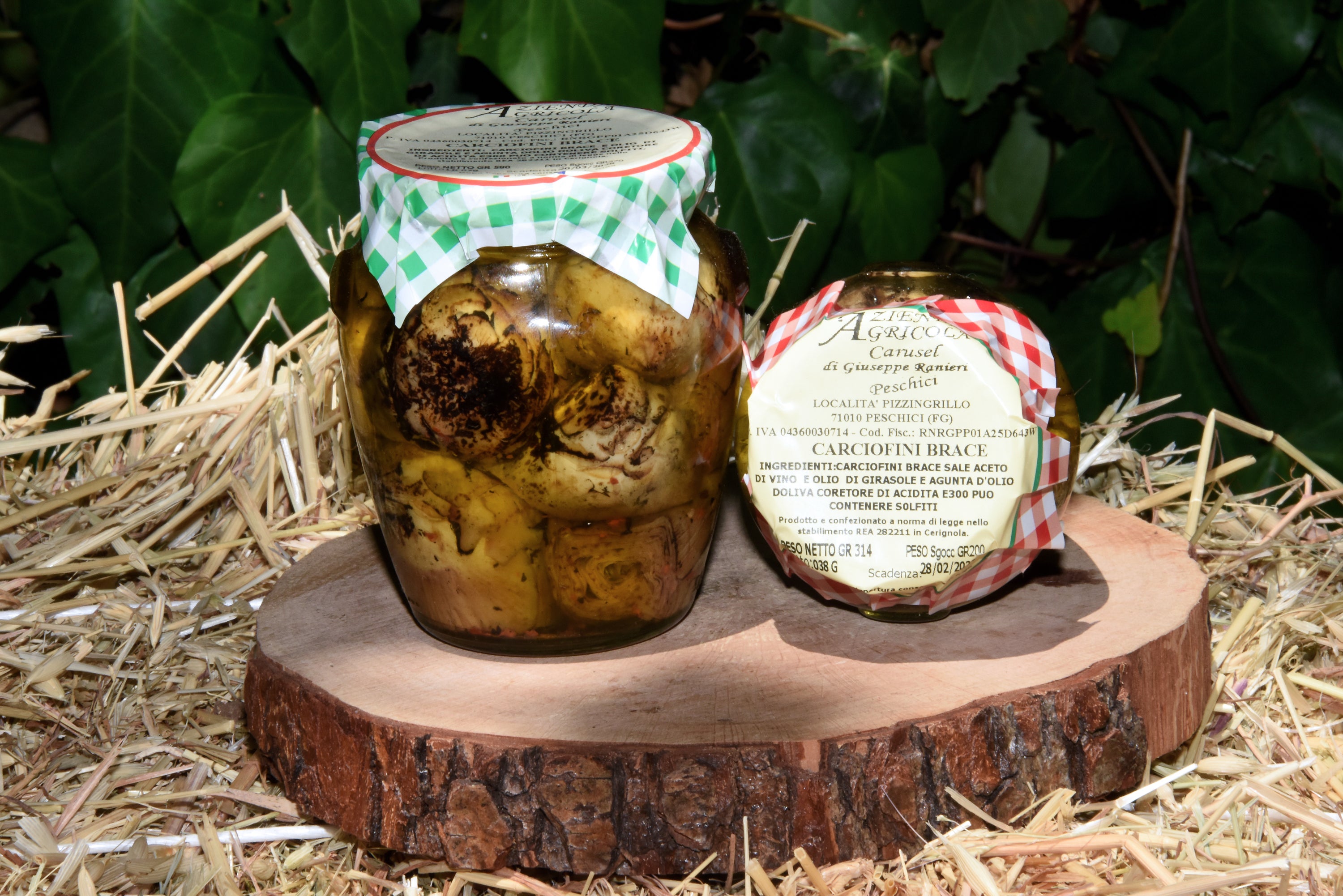 Vasetto sott'olio carciofi brace Carusel