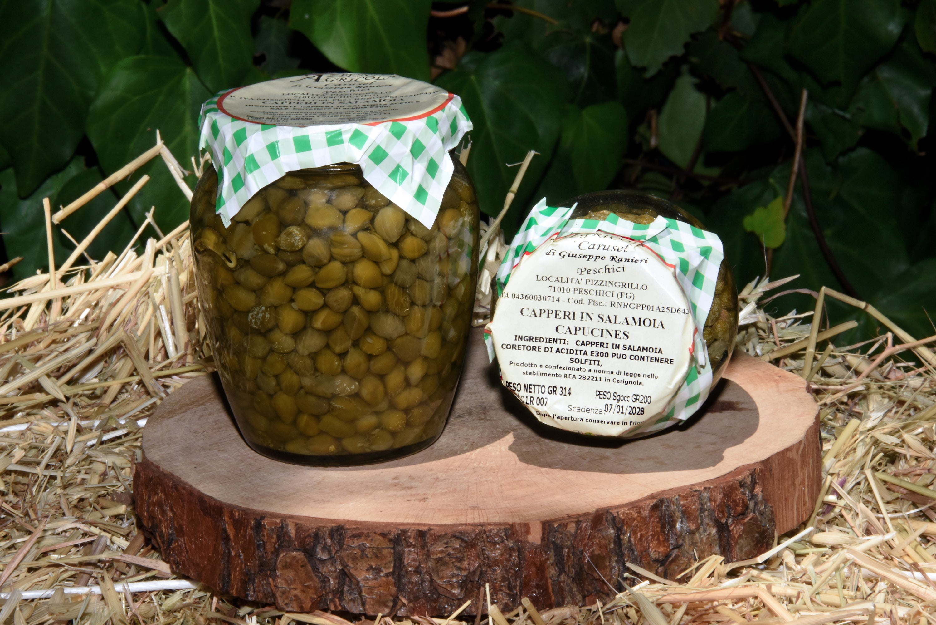 Vasetto sott'olio capperi in salamoia capucines Carusel