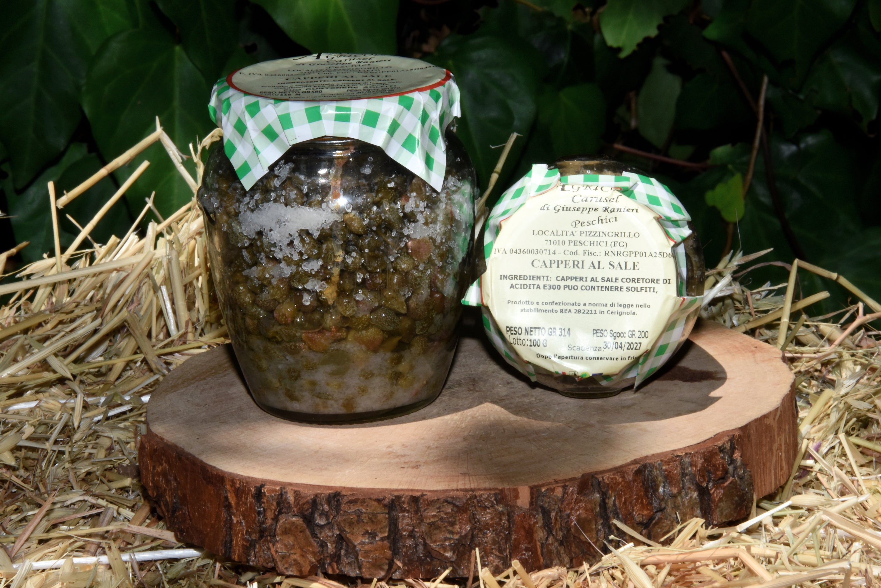Vasetto sott'olio capperi al sale Carusel