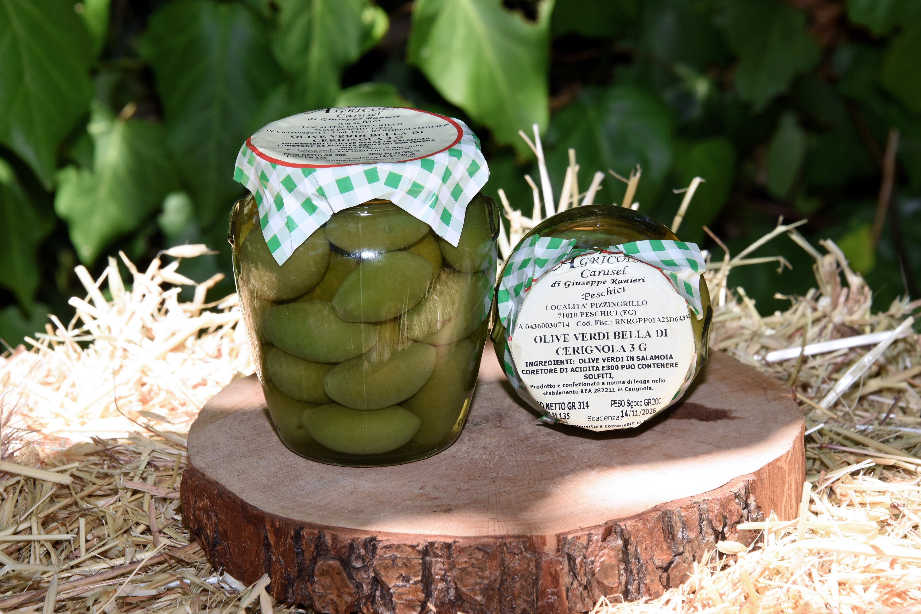 Vasetto sott'olio olive verdi bella di cerignola Carusel