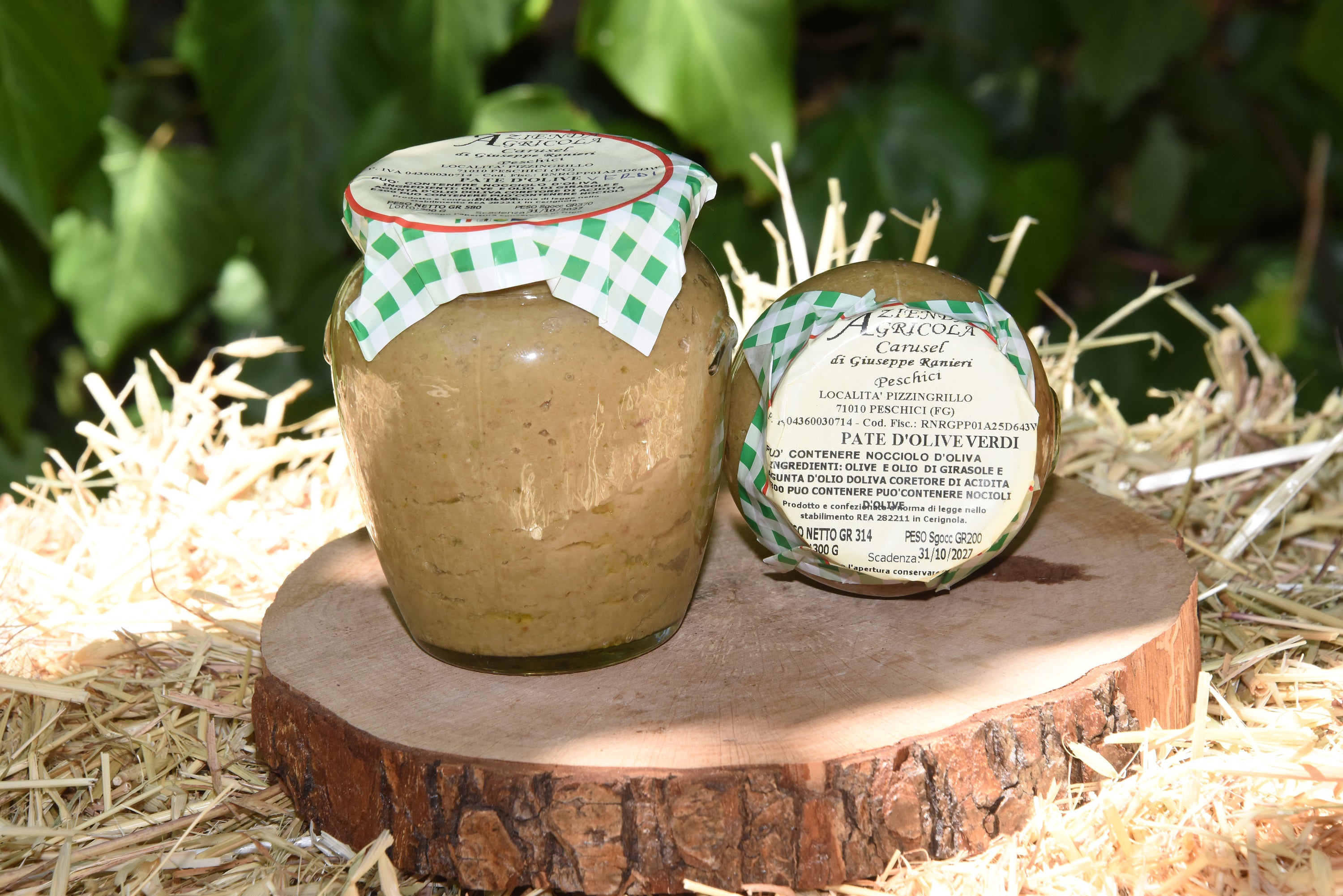 Vasetto sott'olio paté di olive verdi Carusel